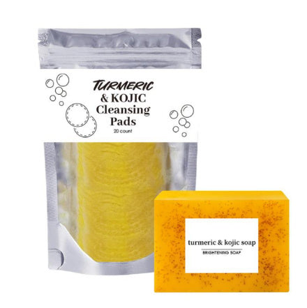 Turmeric Exfoliating Cleansing Pads Compressed Facial Sponges For Face Clogged Pores and Excess Oil Cleansing - Blessed Corner