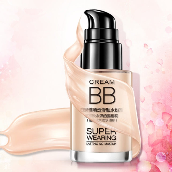 Clear and sleek hydrating cream nude makeup BB cream makeup concealer moisturizing BB cream - Blessed Corner
