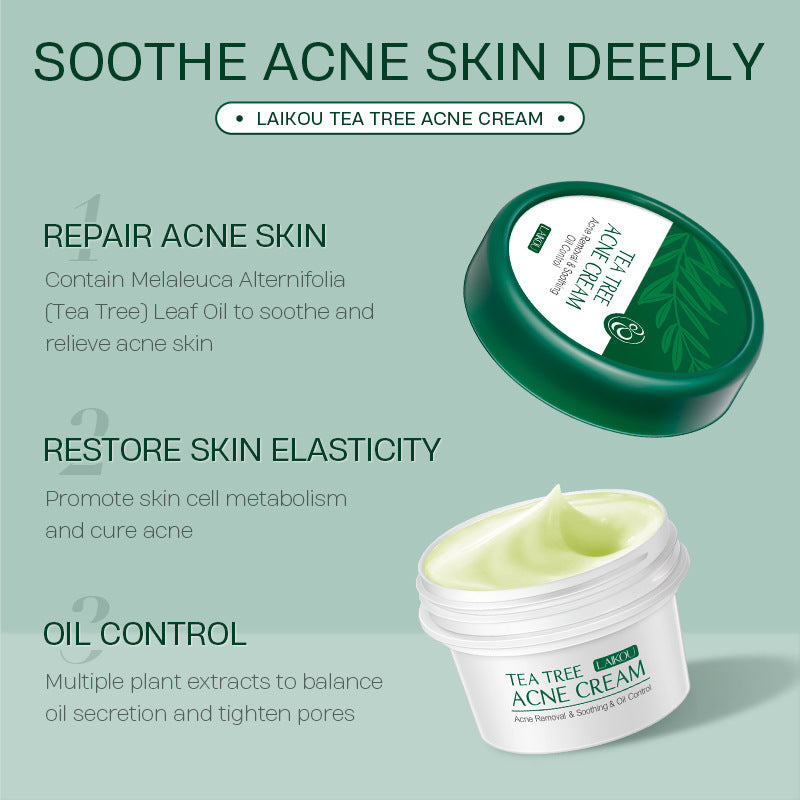 Tea Tree Anti Acne Face Cream - Blessed Corner