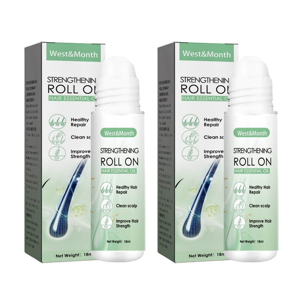 Strengthening Roll on Scalp Massage Essential oil. - Blessed Corner