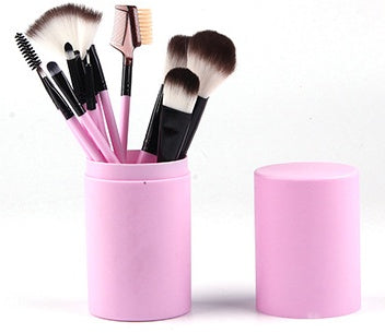 12pcs Makeup Brush Set Blush Eyeshadow Eyelash Highlighter Makeup Brush - Blessed Corner