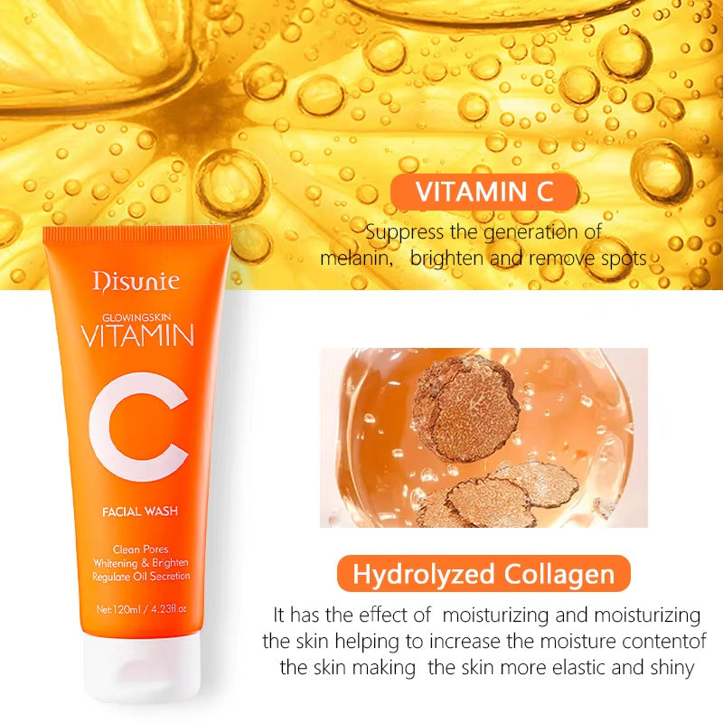 Vitamin C Amino Acid Collagen Face Wash for Men & Women - Blessed Corner
