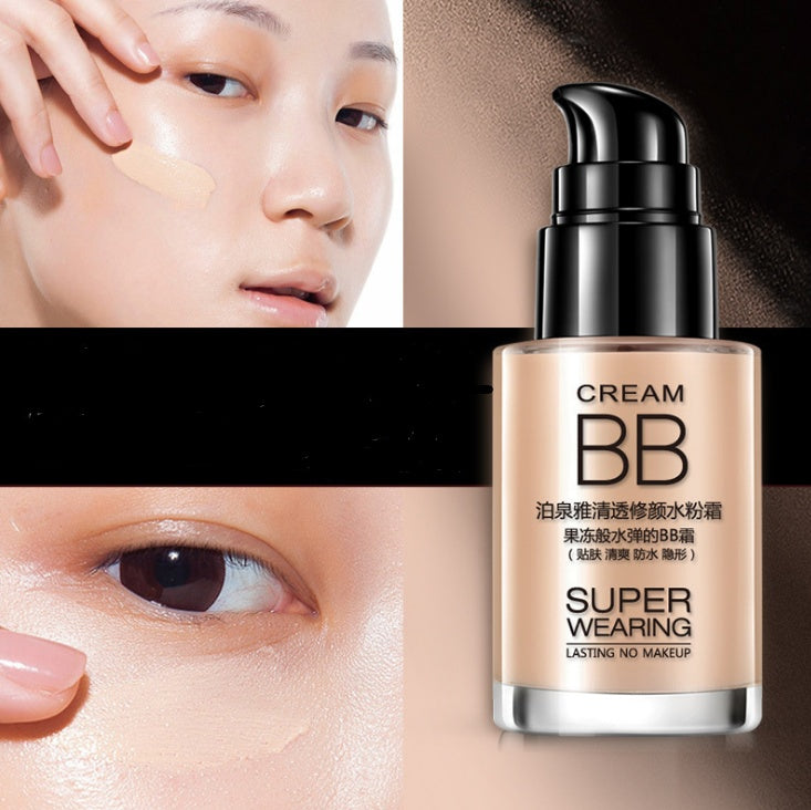 Clear and sleek hydrating cream nude makeup BB cream makeup concealer moisturizing BB cream - Blessed Corner