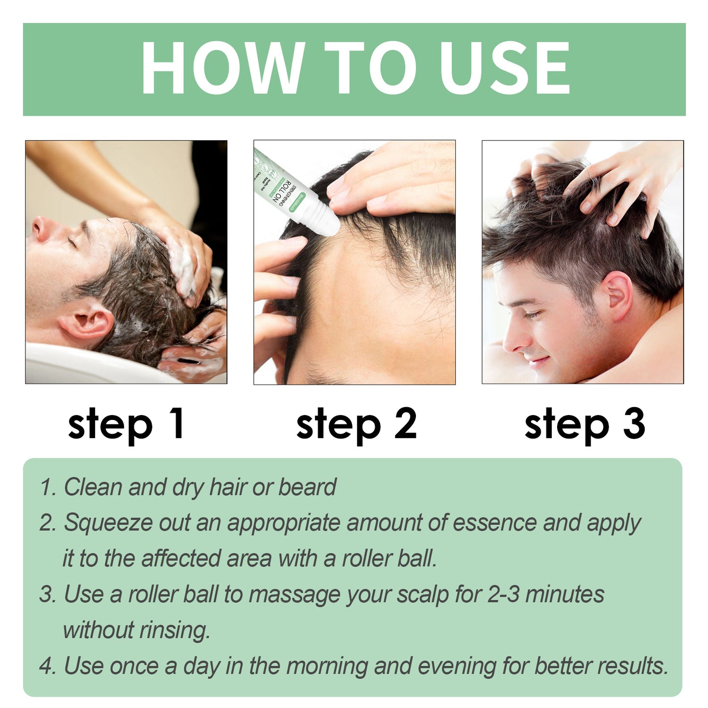 Strengthening Roll on Scalp Massage Essential oil. - Blessed Corner