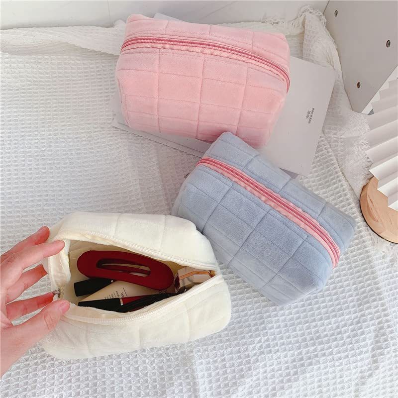 Cute Plush Makeup/Cosmetic Bag, Travel Bag, Toiletry Bag. - Blessed Corner