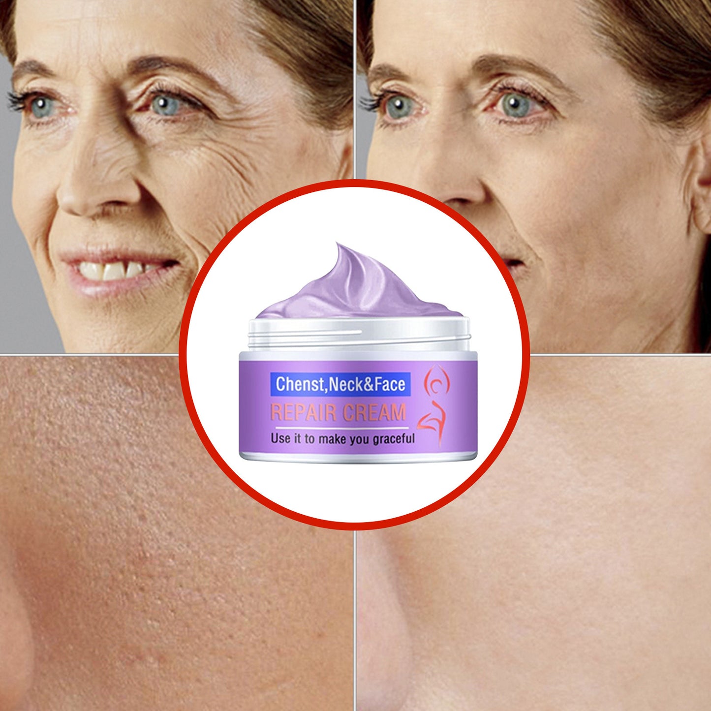 Chest, Neck & Face Firming & Anti-Wrinkle Cream - Blessed Corner