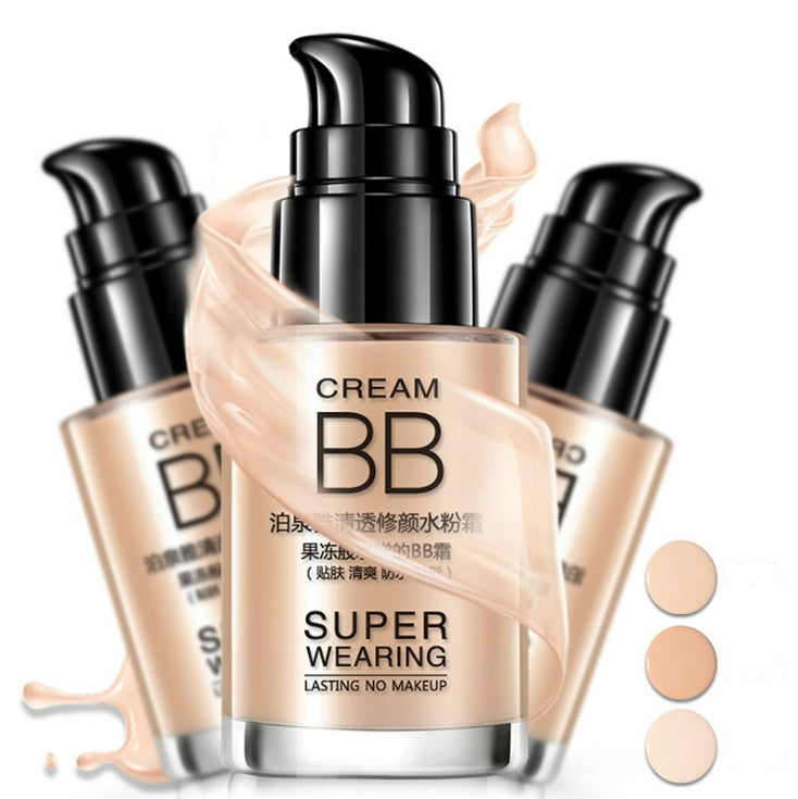 Clear and sleek hydrating cream nude makeup BB cream makeup concealer moisturizing BB cream - Blessed Corner