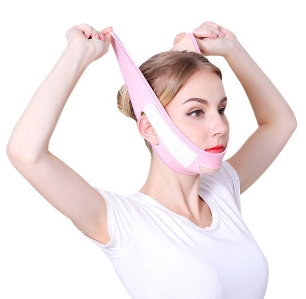 Face Slim V-Line Lift Up Mask Cheek Chin Neck Slimming Thin Belt Strap Beauty Delicate Facial Thin Face Mask Slimming Bandage - Blessed Corner