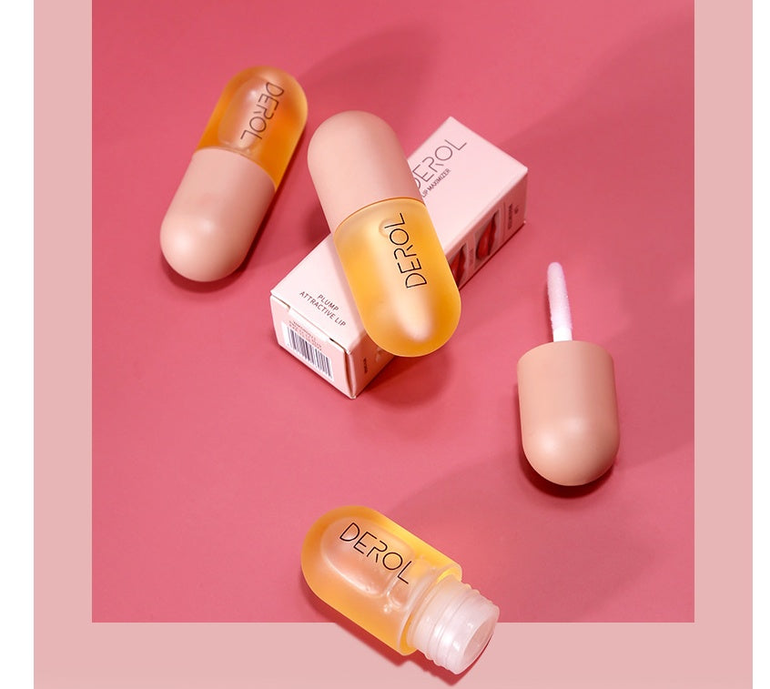 Day Night Instant Volume Lip Plumper Oil Clear Lasting Nourishing Repairing Reduce Lip Fine Line Care Lip Beauty Cosmetic - Blessed Corner