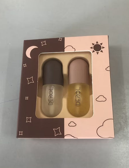 Day Night Instant Volume Lip Plumper Oil Clear Lasting Nourishing Repairing Reduce Lip Fine Line Care Lip Beauty Cosmetic - Blessed Corner