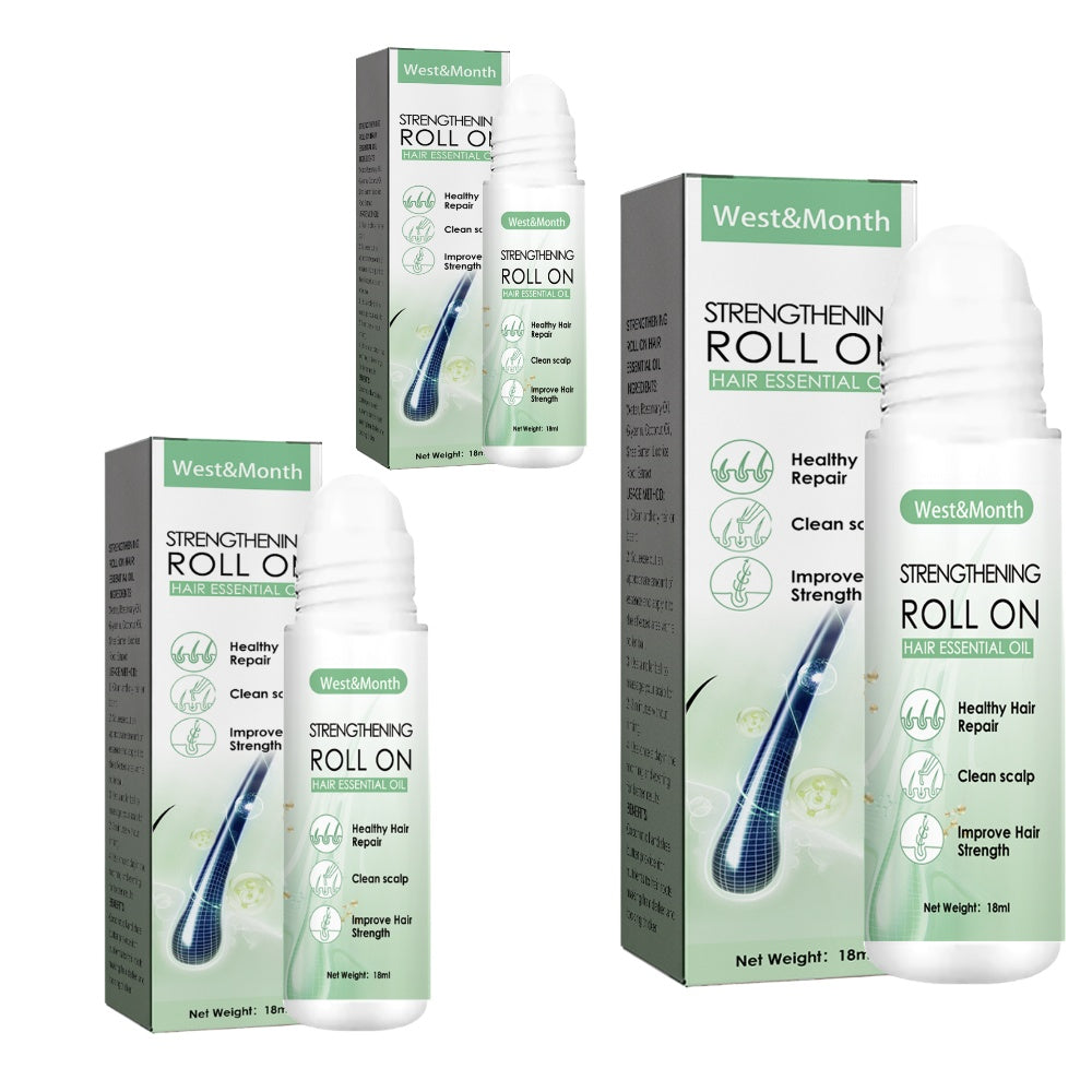 Strengthening Roll on Scalp Massage Essential oil. - Blessed Corner