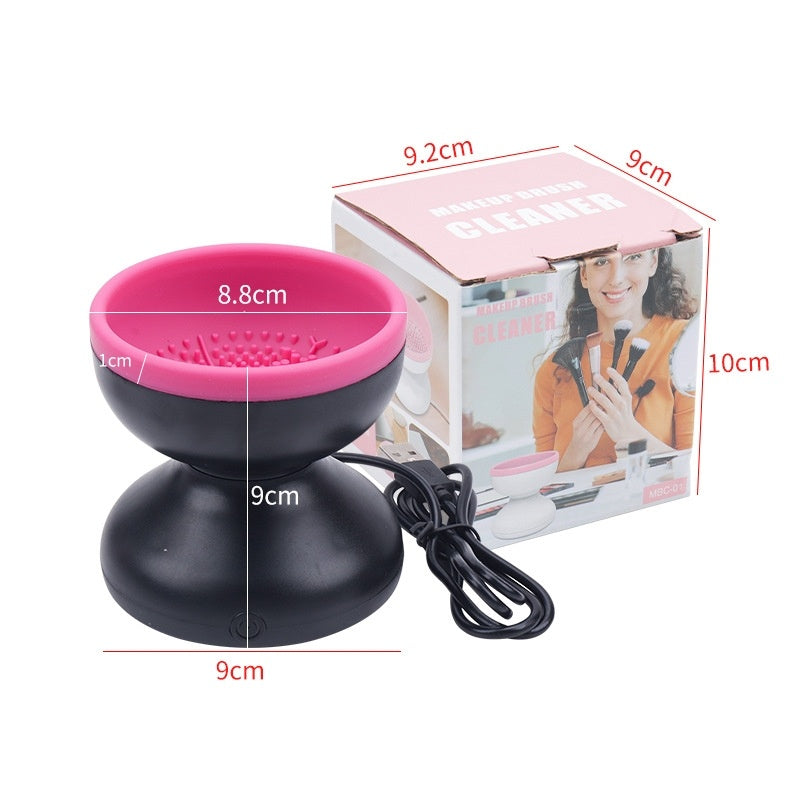 Electric Makeup Brush Cleaner Machine Portable Automatic USB Cosmetic Brush Cleaner Tools For All Size Beauty Makeup Brushes Set - Blessed Corner