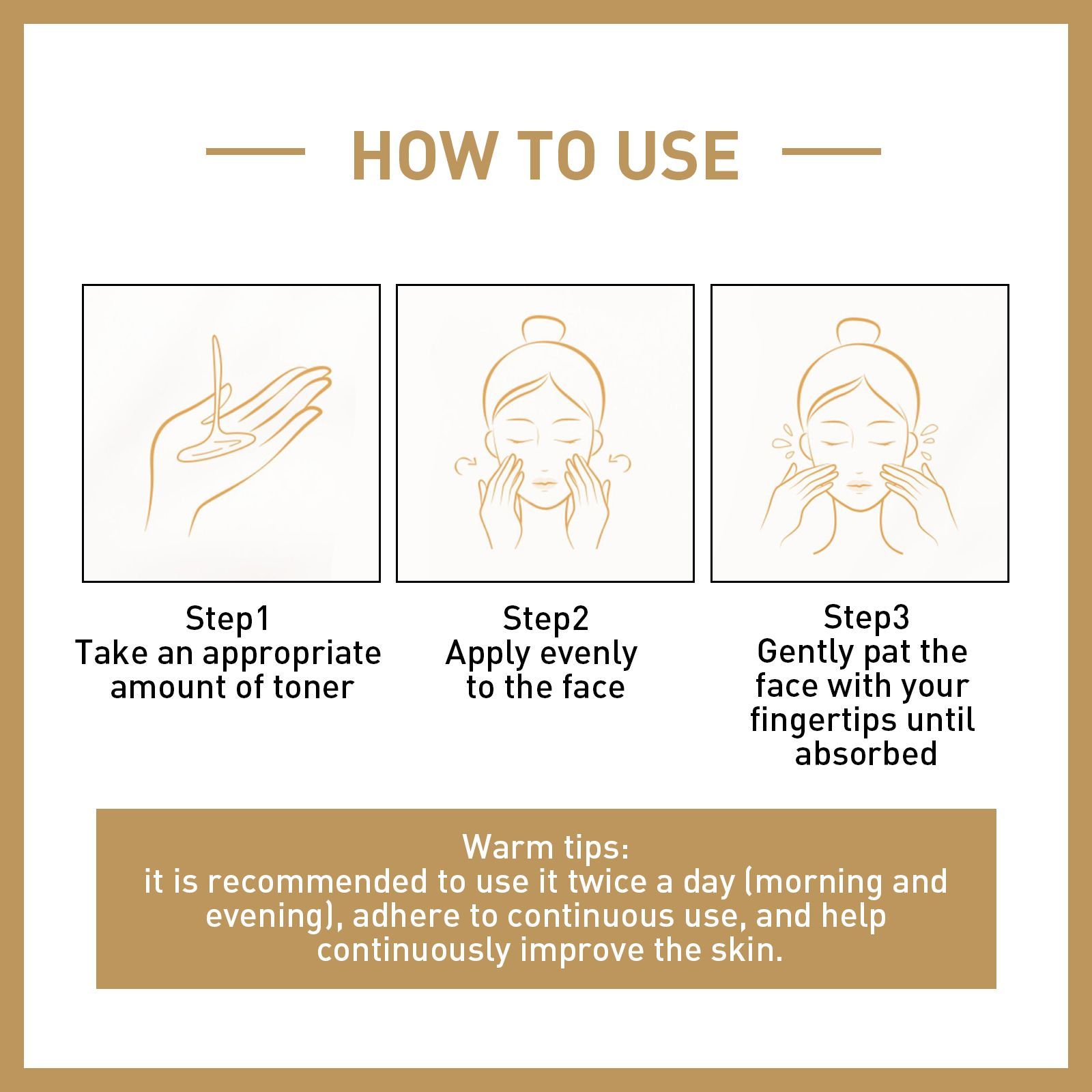 Rice Water Toner for Deep Hydration, Repair Skin, Firming & Softening Facial Toner - Blessed Corner