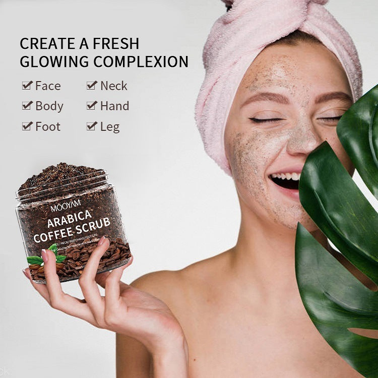 Handmade Coffee Scrub Face and Body Gentle Cleaning - Blessed Corner