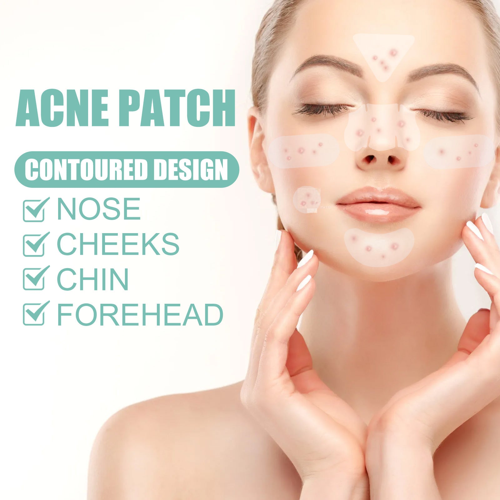 Acne Relief Mask Patch contains tea tree, calendula oil - Blessed Corner