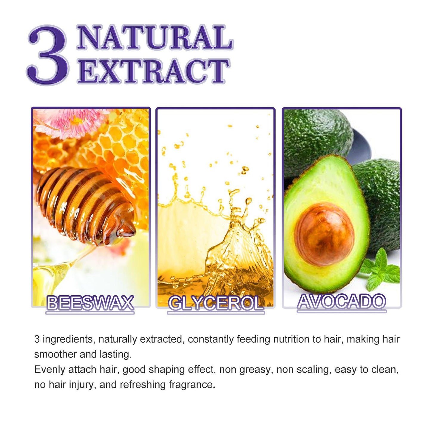 Polishing Hair Wax Stick Styling Gel - Blessed Corner