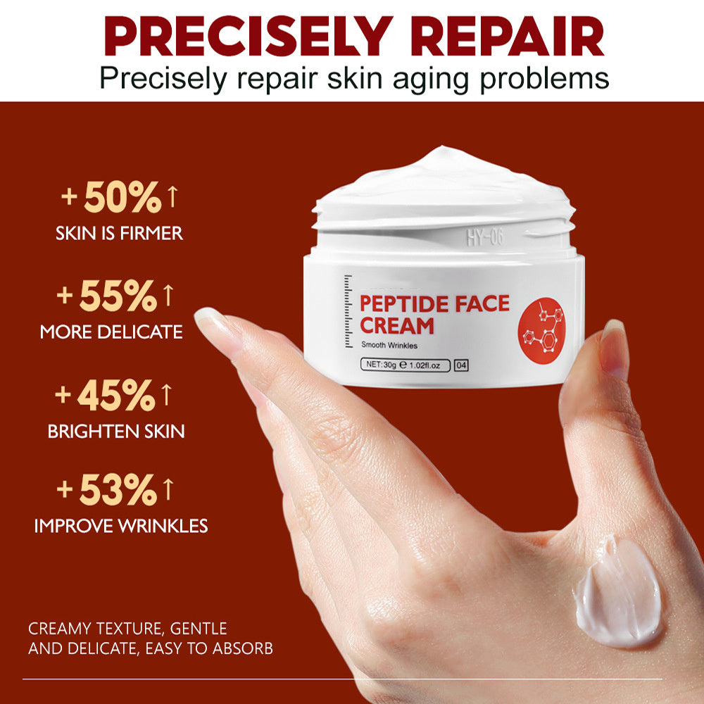 Peptide Face Cream, Fade & Smooth Wrinkles - Blessed Corner