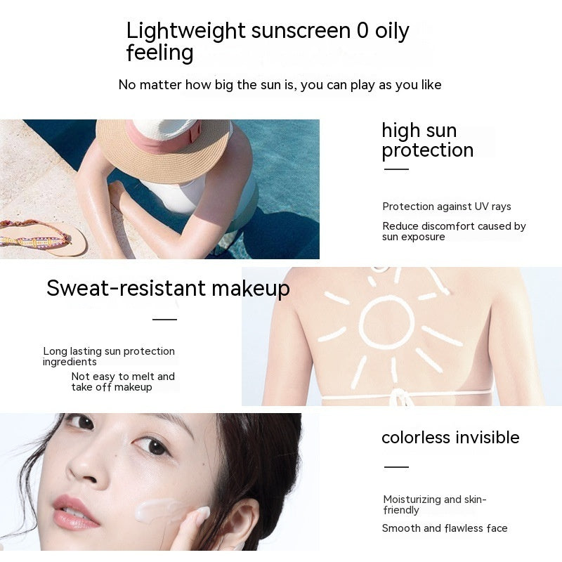 Little Golden Sweat-resistant Lightweight UV Protection Sunscreen SPF50 - Blessed Corner