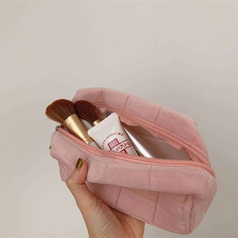 Cute Plush Makeup/Cosmetic Bag, Travel Bag, Toiletry Bag. - Blessed Corner