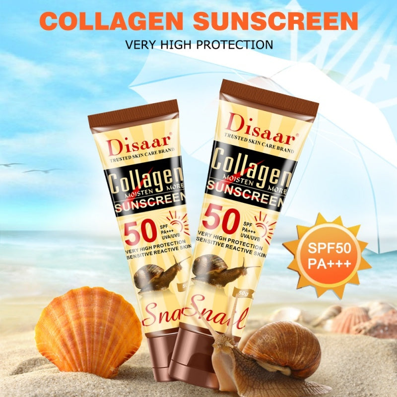 Collgen Moisturizing Sunscreen SPF50+ UV-blocking - Blessed Corner