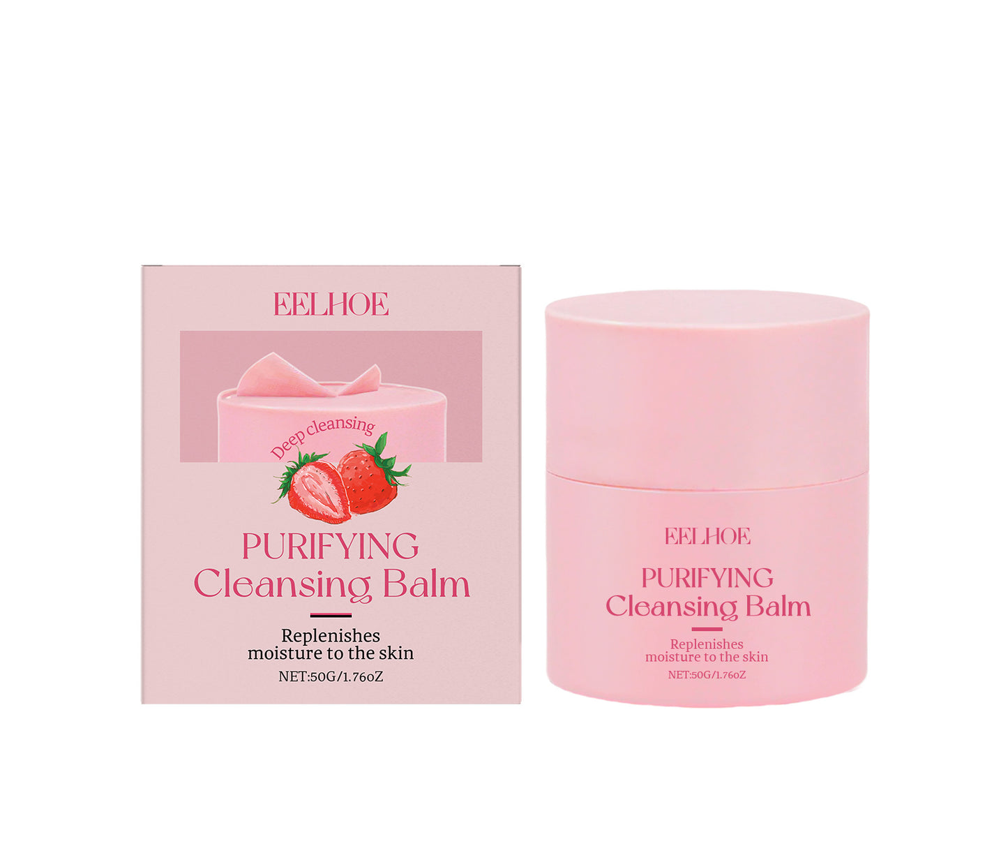 Strawberry Silk Cleansing & Makeup Remover Cream - Blessed Corner