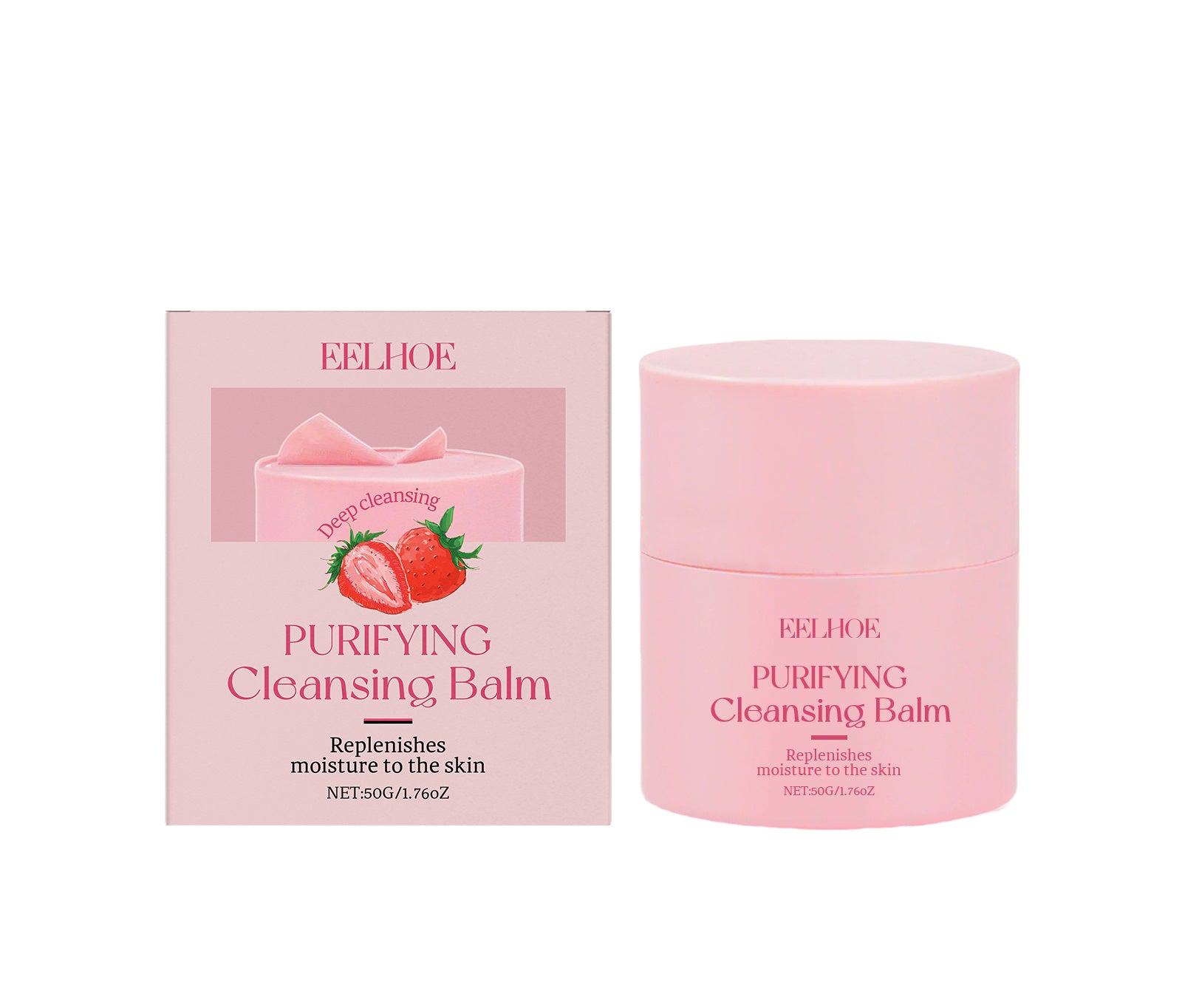 Strawberry Silk Cleansing & Makeup Remover Cream - Blessed Corner
