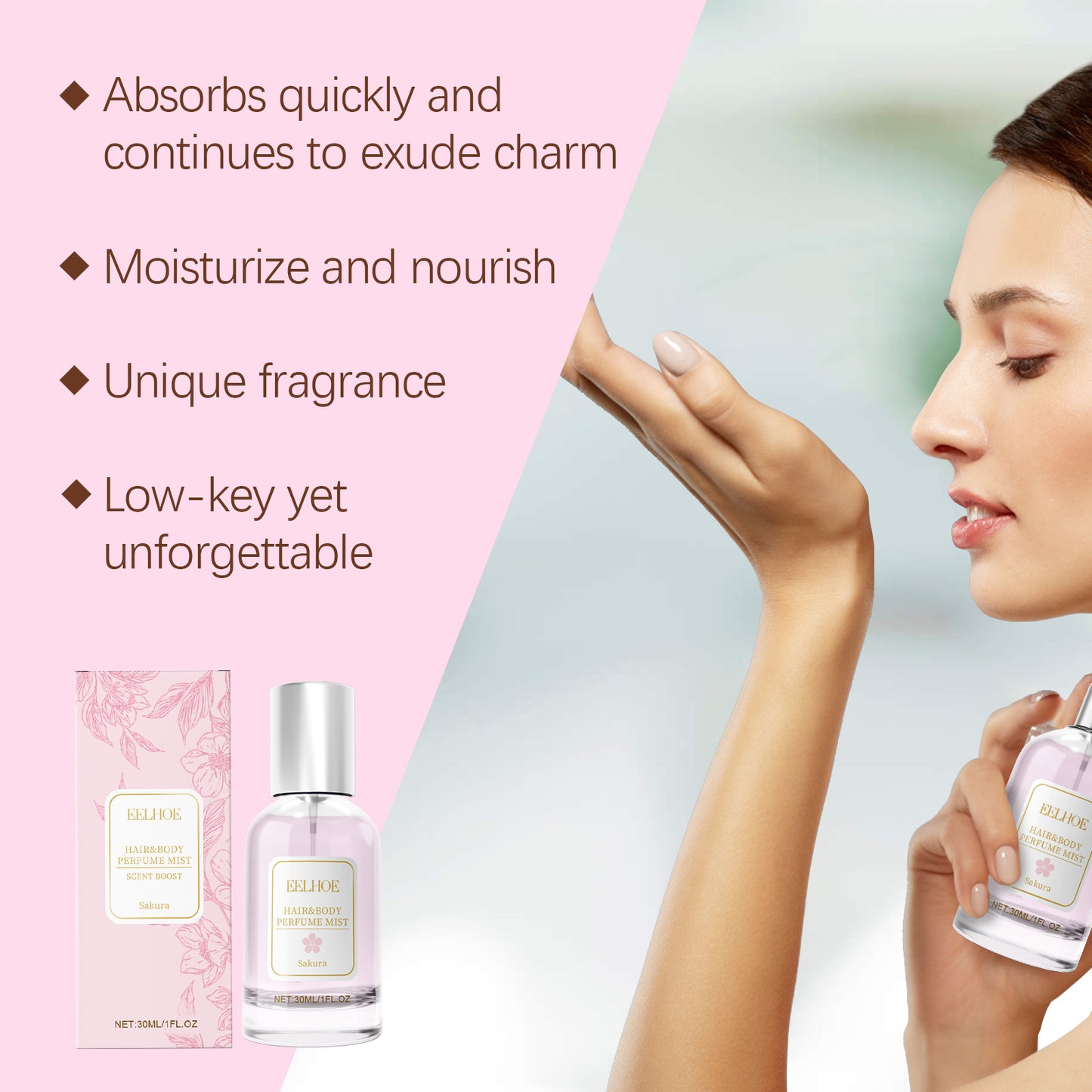 Cherry Blossom Body Hair Spray - Blessed Corner