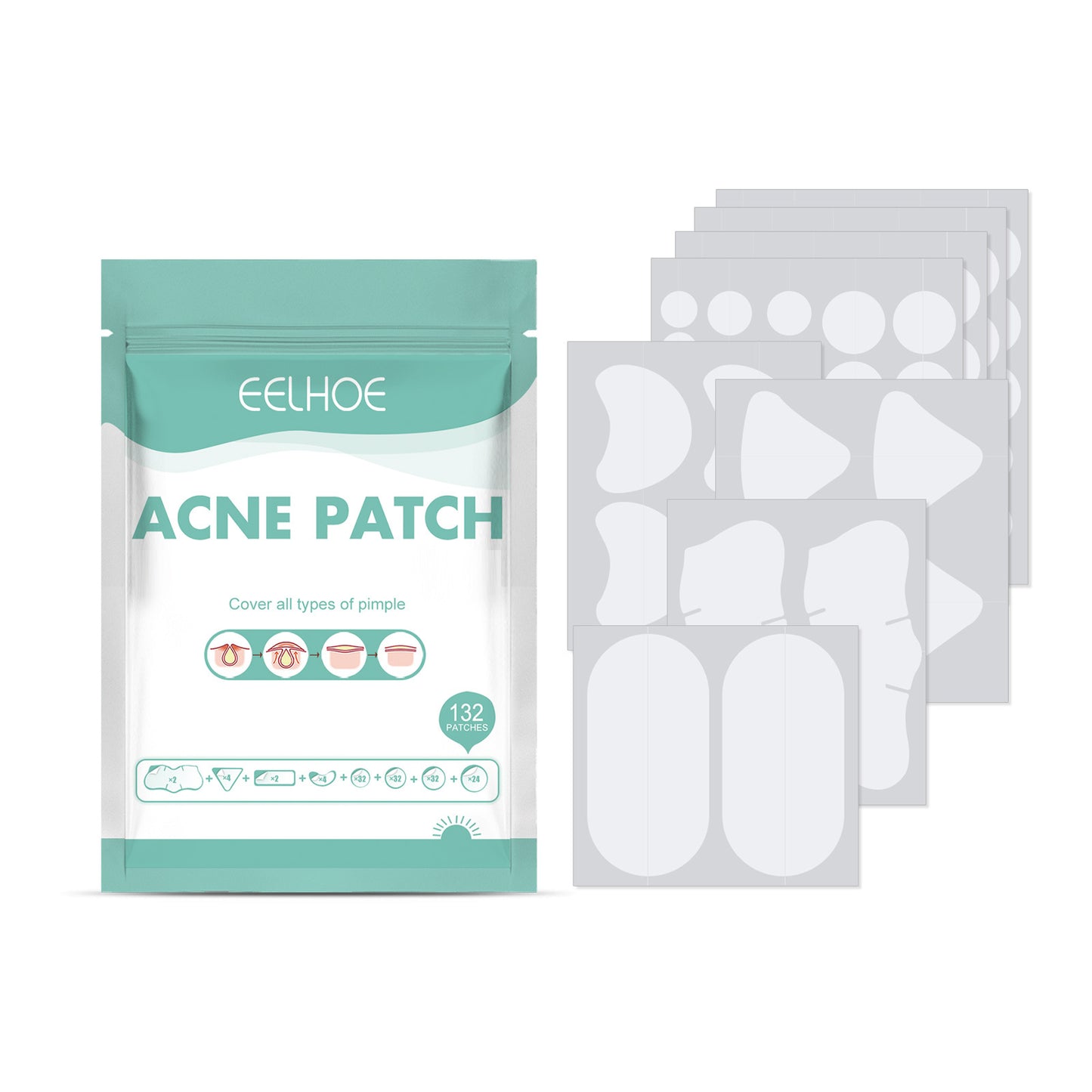 Acne Relief Mask Patch contains tea tree, calendula oil - Blessed Corner