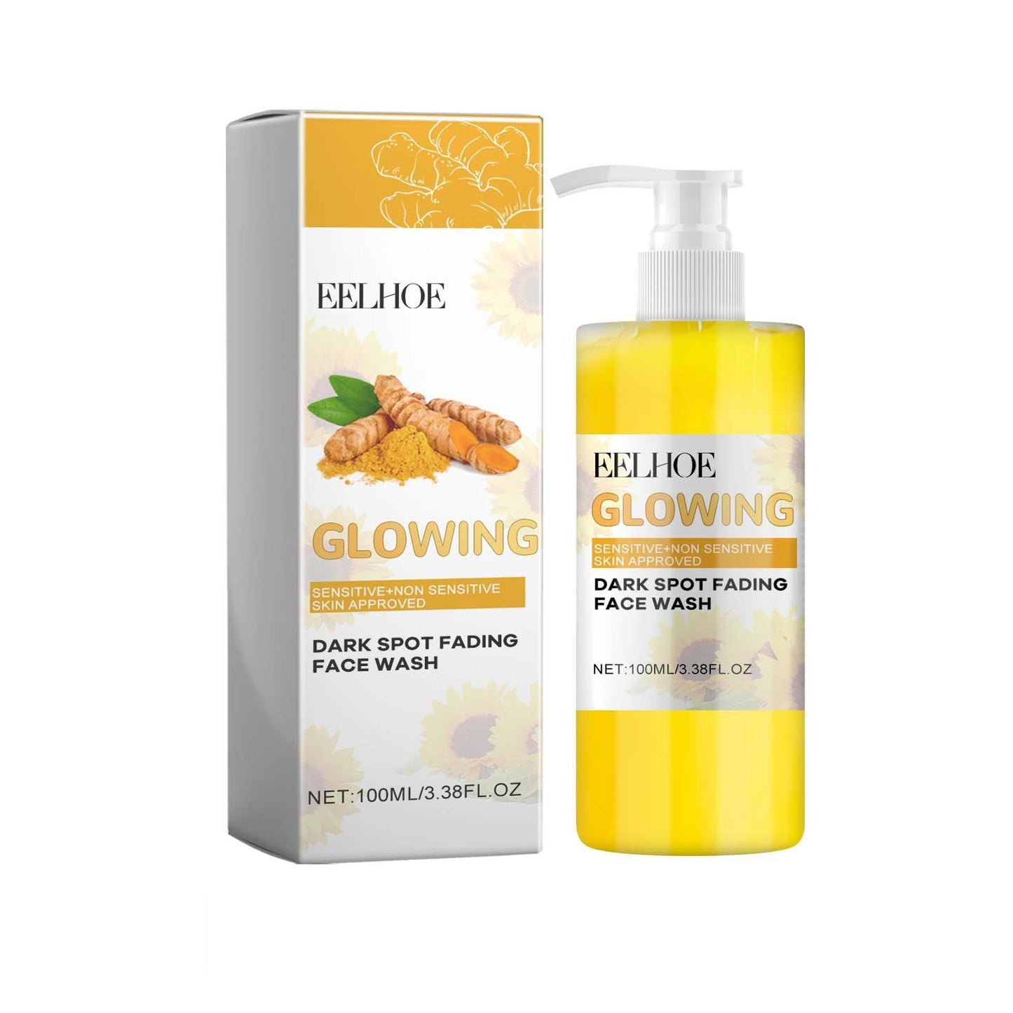 Glow-Fade Turmeric Face Wash - Blessed Corner
