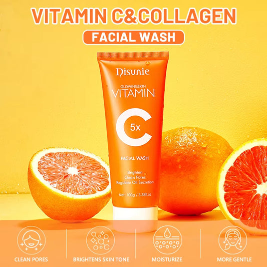 Vitamin C Amino Acid Collagen Face Wash for Men & Women - Blessed Corner