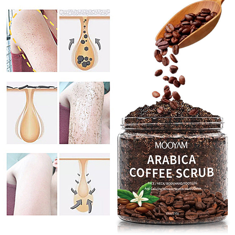 Handmade Coffee Scrub Face and Body Gentle Cleaning - Blessed Corner