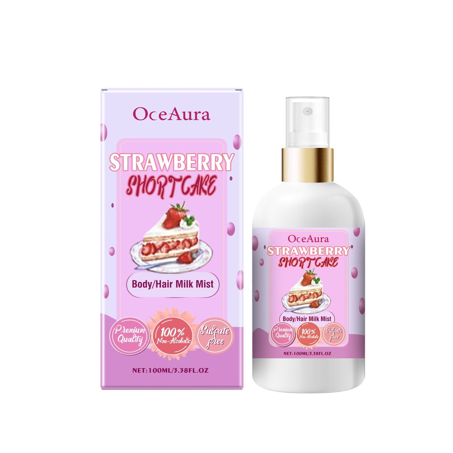 Strawberry Shortcake Body & Hair Milk Mist - Blessed Corner