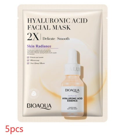 Collagen Face Mask Moisturizing Firming Face Sheet Mask Hyaluronic Acid Facial Masks Beauty Skin Care Gel Skin Care - Blessed Corner