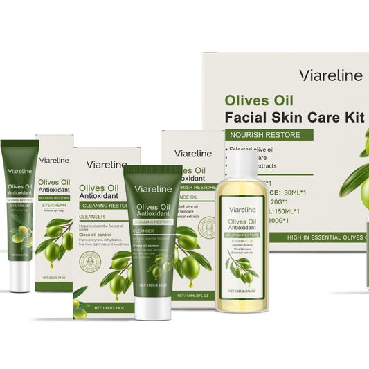 Olive Oil Moisturizing Facial Skincare Set - Blessed Corner