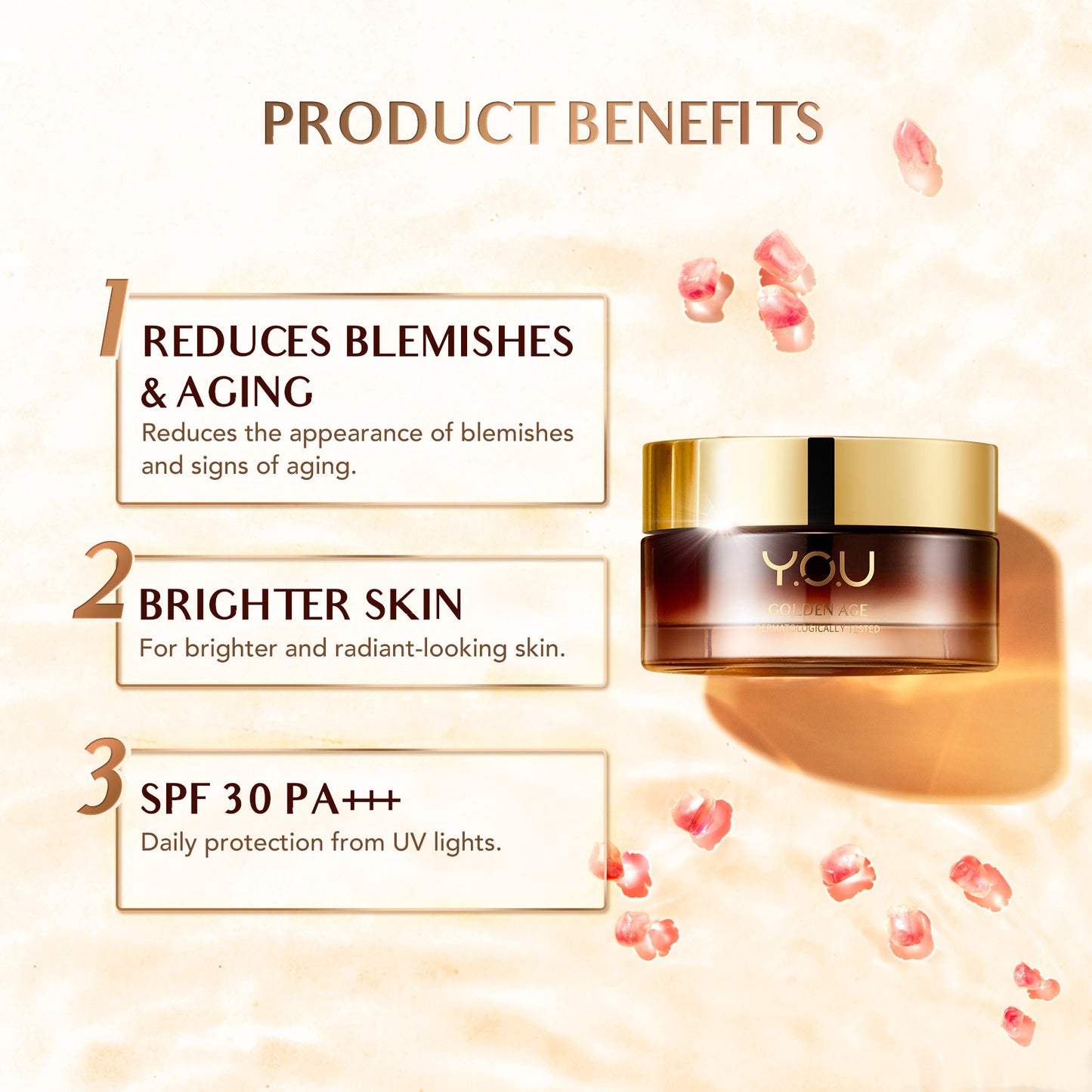 Golden Age Illuminating Day Cream/Sunscreen SPF30 - Blessed Corner