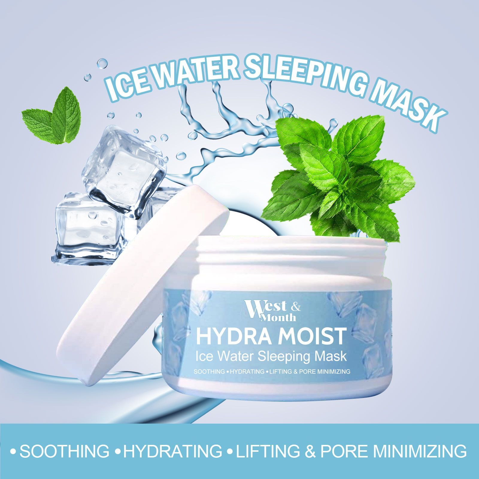 Radiant Ice Water Sleeping Face Mask - Blessed Corner