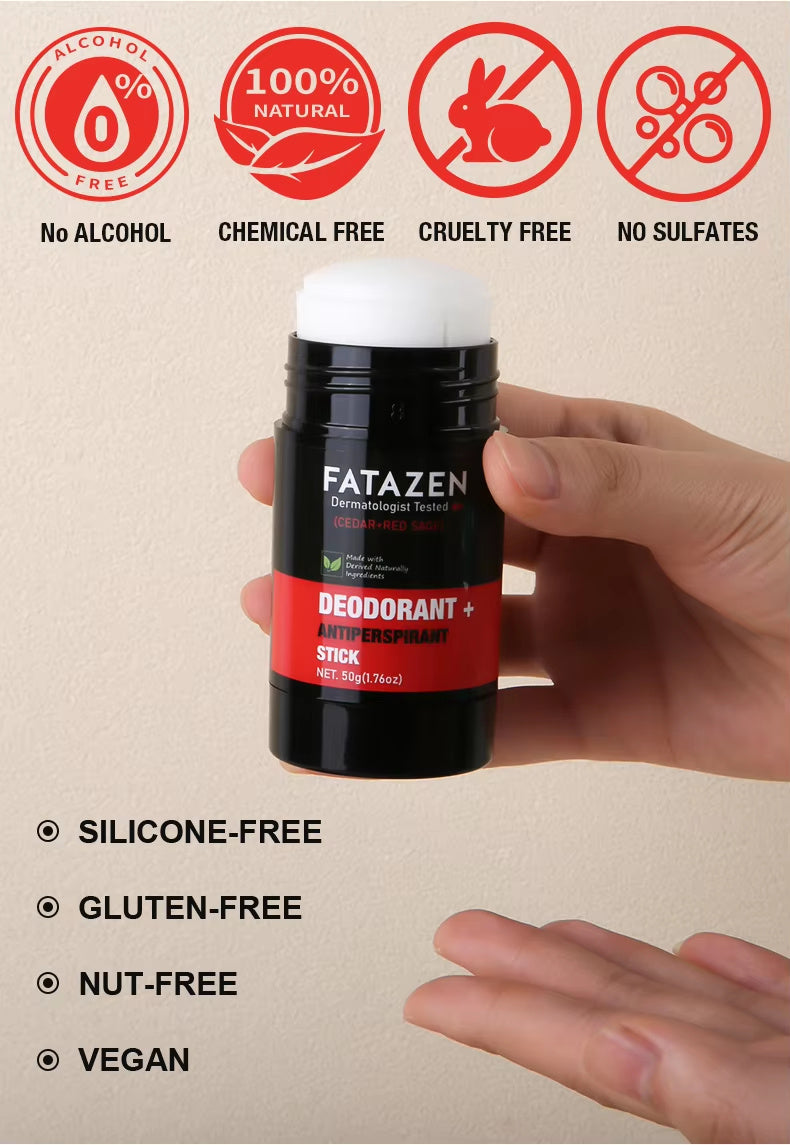 Earth Guard | Natural Deodorant Stick for Men -- Cedar Red Sage - Blessed Corner