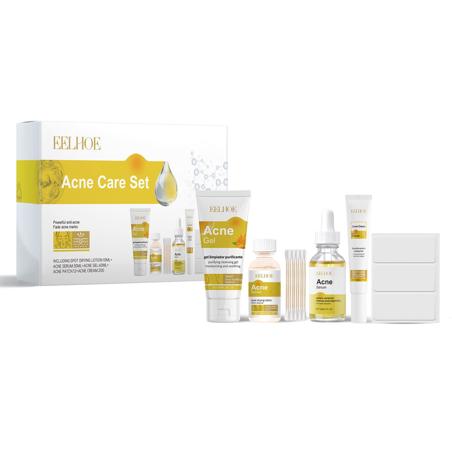 Acne Muscle Skin Care Set – Targeted Care for Body Breakouts - Blessed Corner
