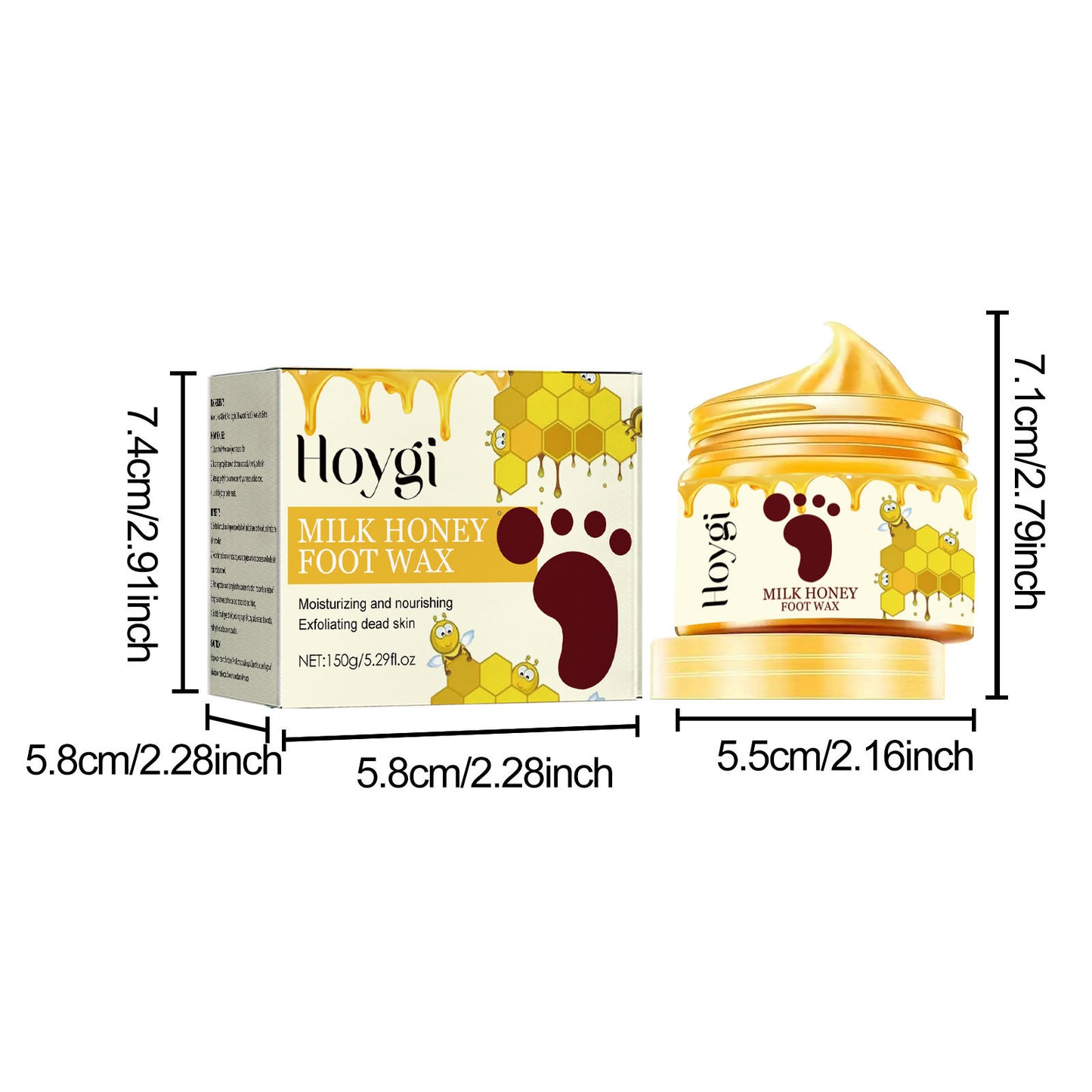 Honey Milk Tear Off Hand Foot Mask - Blessed Corner