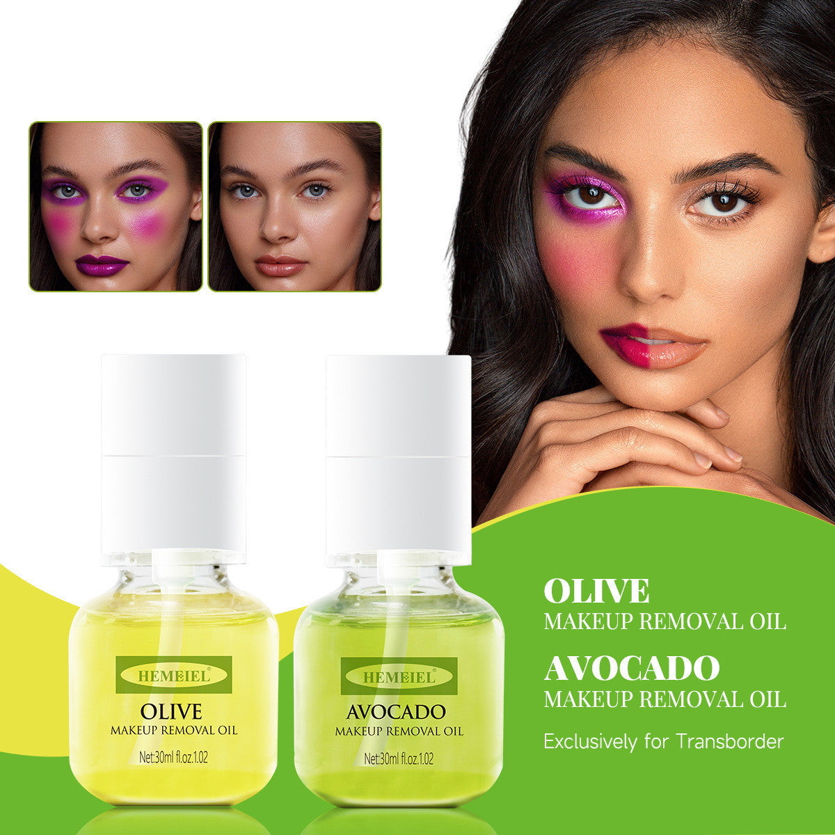 Facial Makeup Remover Olive Cleansing and Oil Avocado Cleaning - Blessed Corner