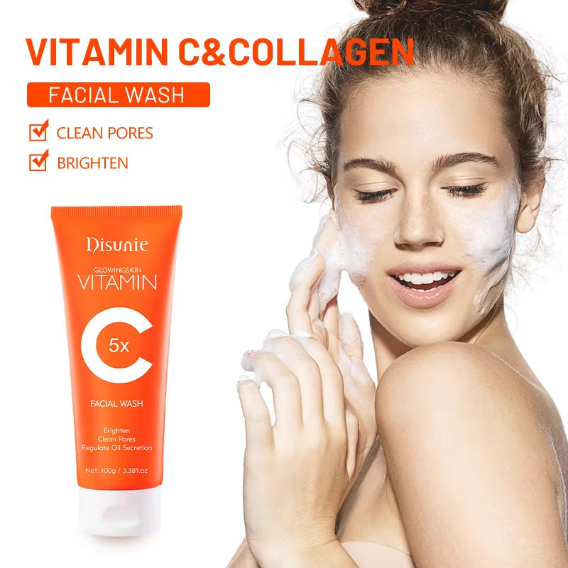 Vitamin C Amino Acid Collagen Face Wash for Men & Women - Blessed Corner